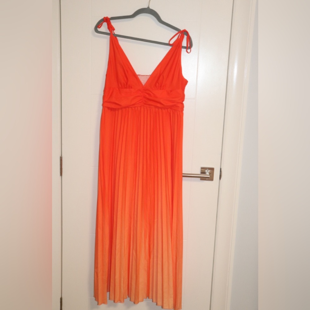 Orange Ombre Maxi SunDress